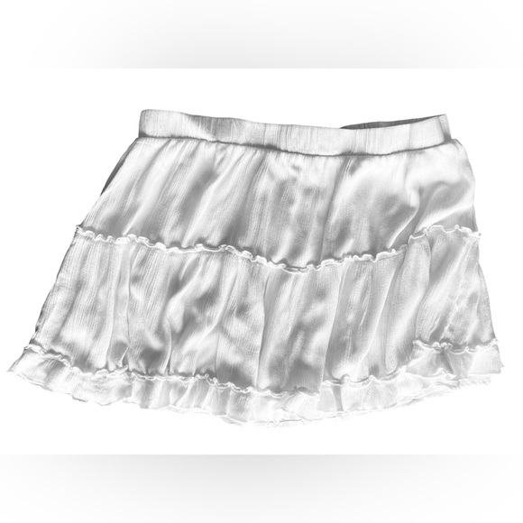 Garage Ruffle Skirt Summer White Size L - Picture 2 of 6